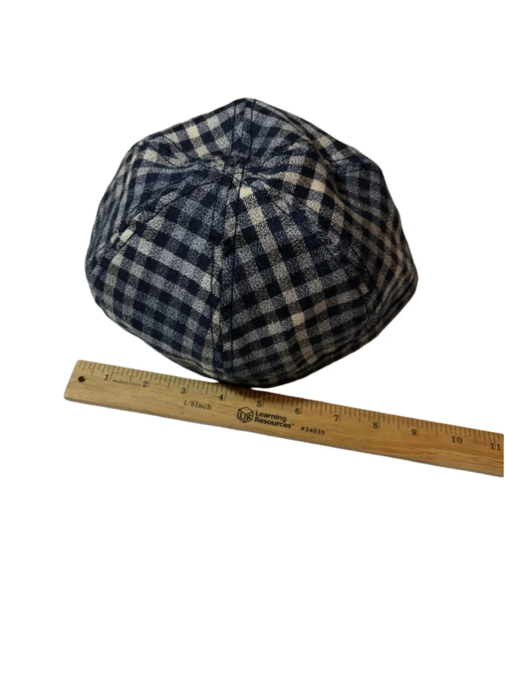Goorin Bros Plaid Wool Blend Newsboy Cap Medium Driver Cabbie Hat